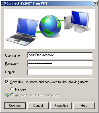 SYSNET Free VPN screenshot